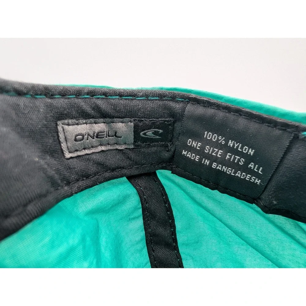 ONeill Mens Teal Nylon Rope Snapback Hat Embroidered Logo Yupoong Sample SP